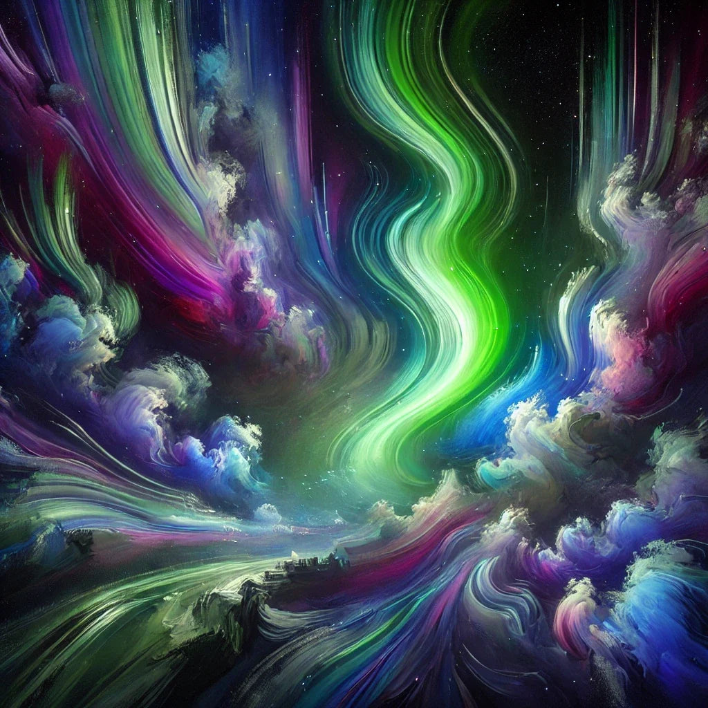 Dreamlike Northern Lights Canvas