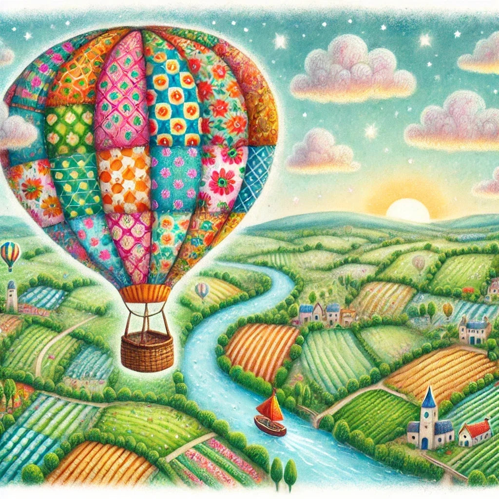 Dreamy Balloon Adventure Canvas