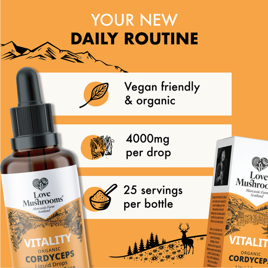 Cordyceps Liquid Drops (50ml) – 4000mg per Dose