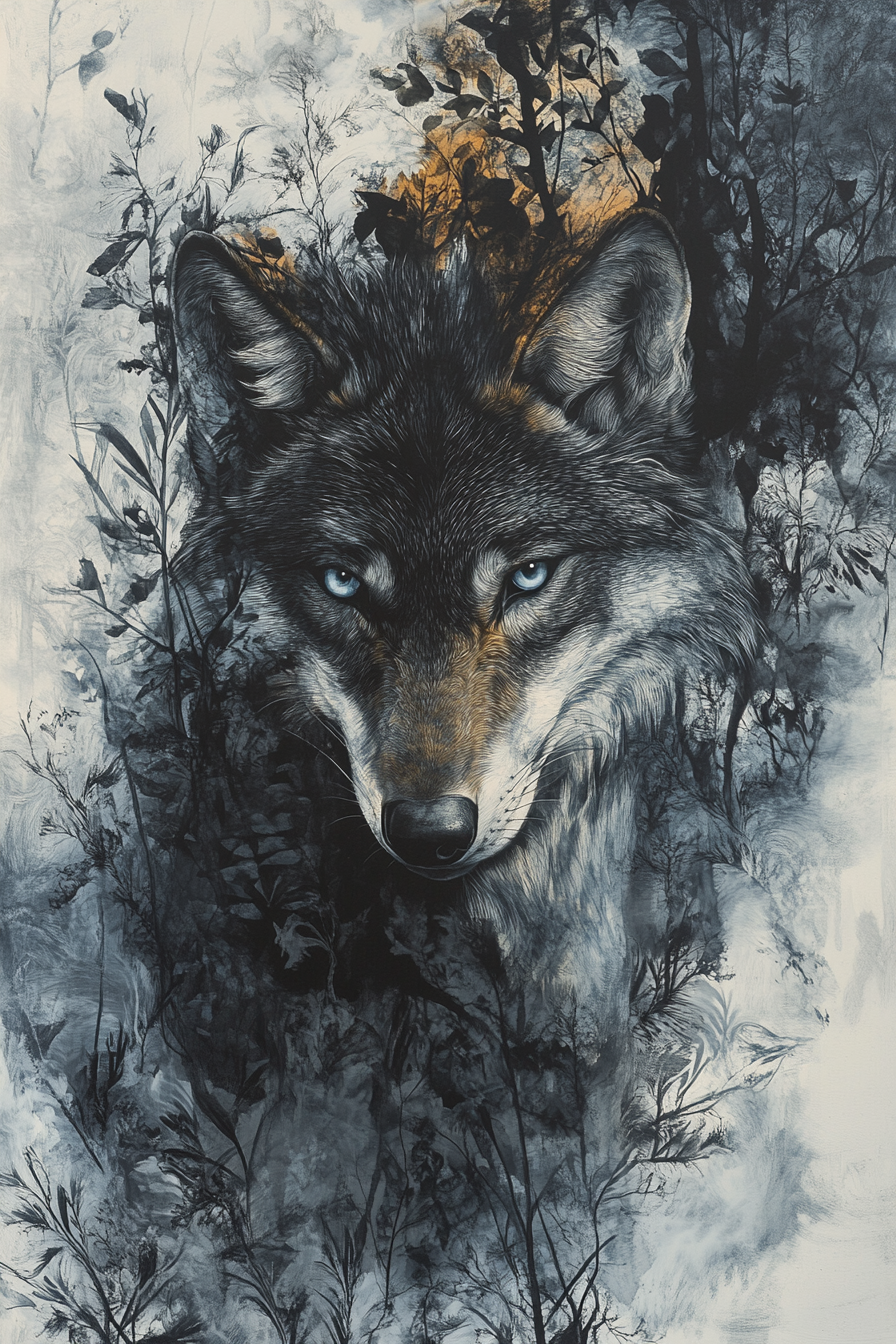Duality of the Wolf Canvas