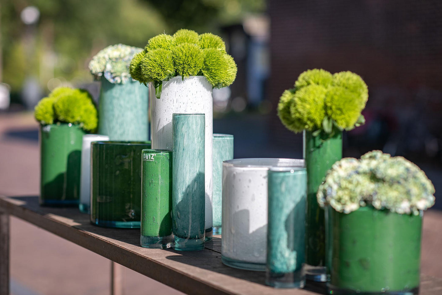 CYLINDER 6 Vase - H18 D18 cm - WHITE Colour by DutZ