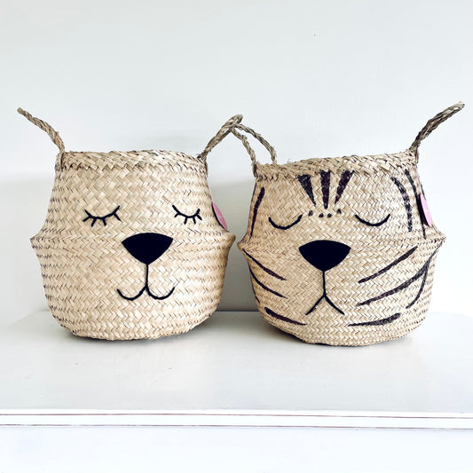 Natural Tiger Basket - Medium