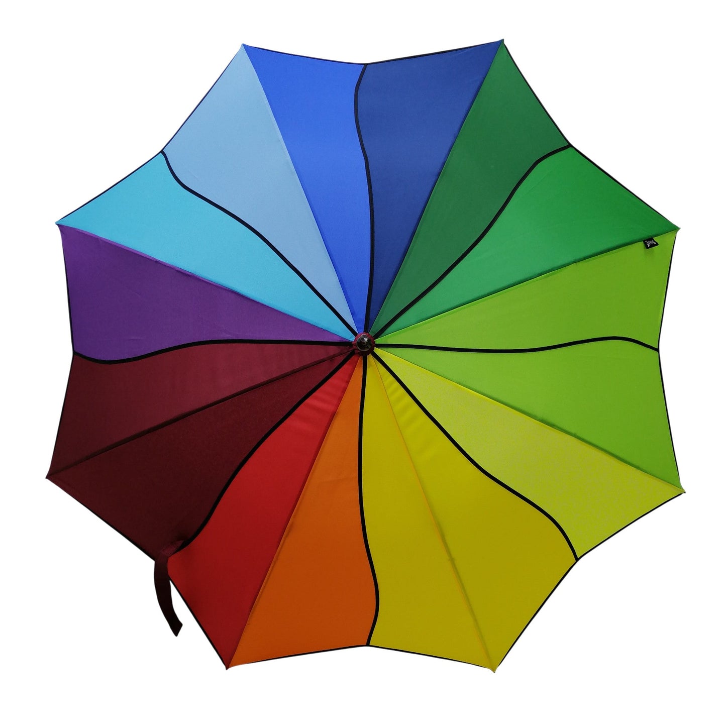 Everyday Swirl Stick Umbrella Rainbow