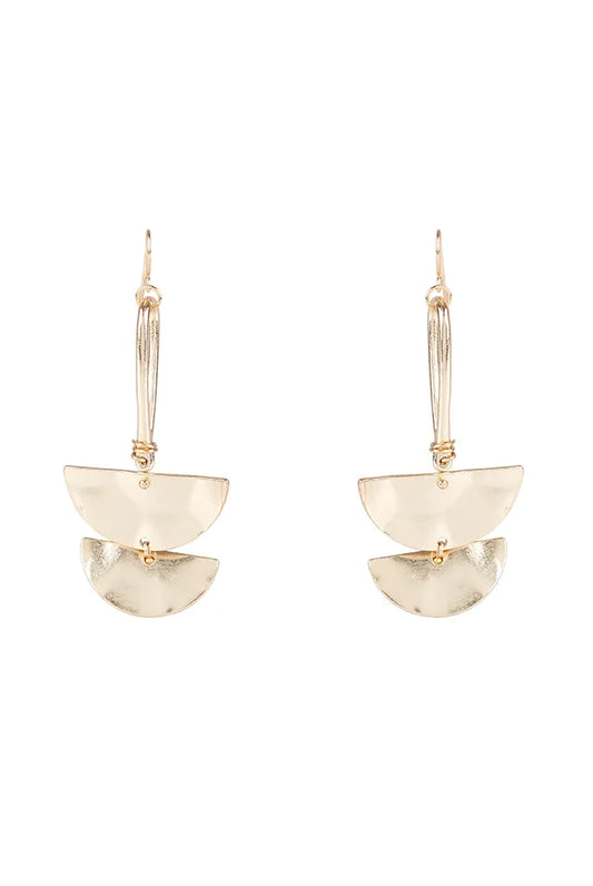 Erin Roman Gold Drop Earrings