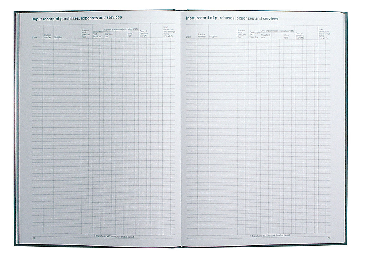 VAT Book - Green (EVB1)