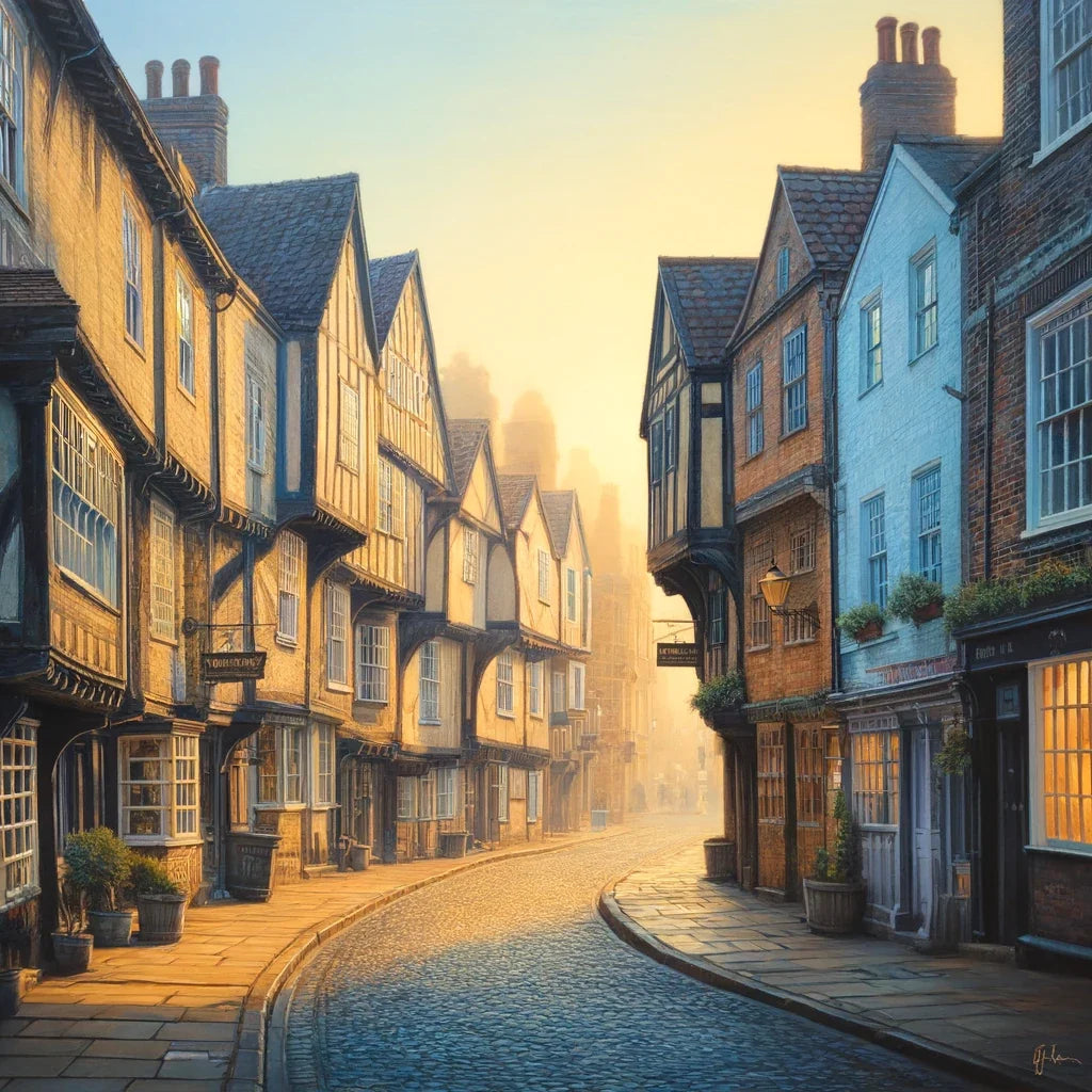 Early Morning on the Shambles Canvas