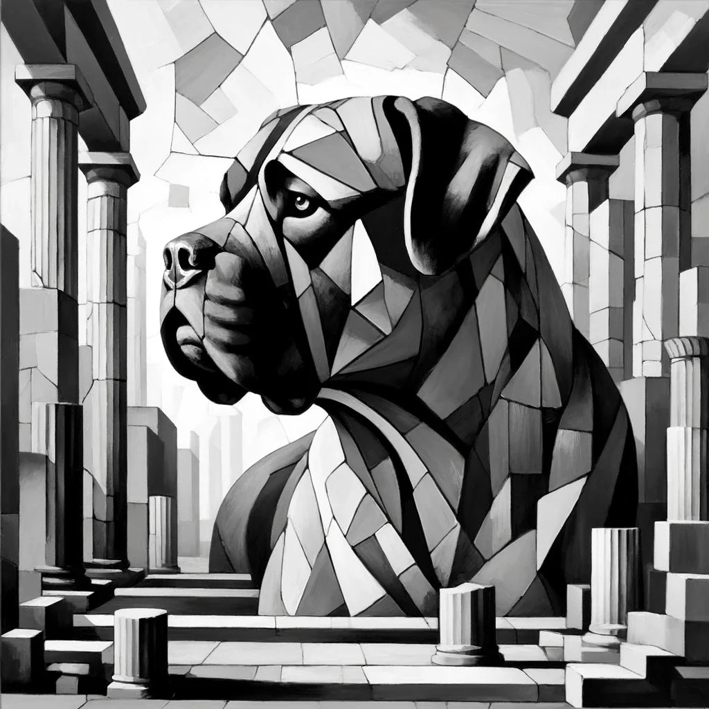 Echoes of the Past Bullmastiff Canvas