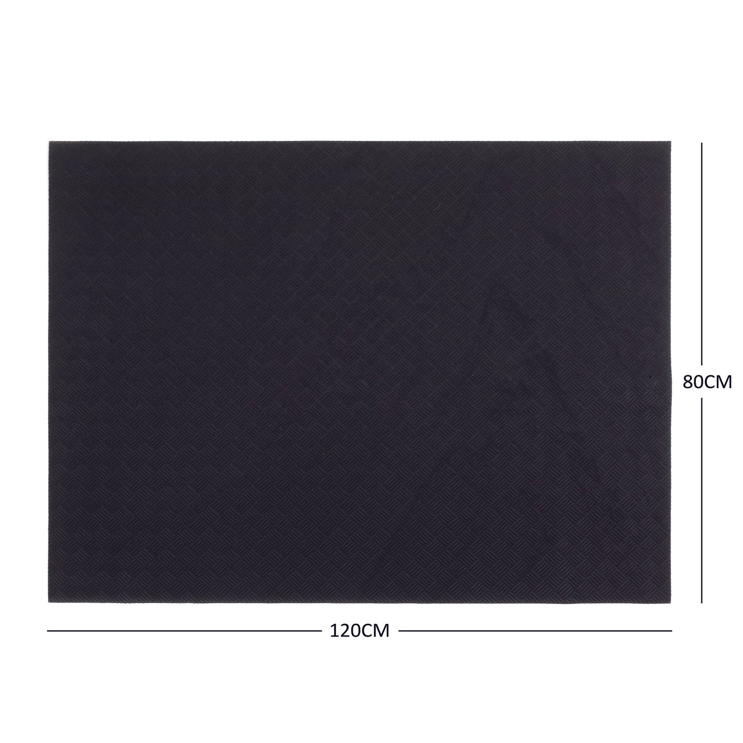 Eco Friendly Rubber BBQ Floor Protection Mat - 120cm x 80cm