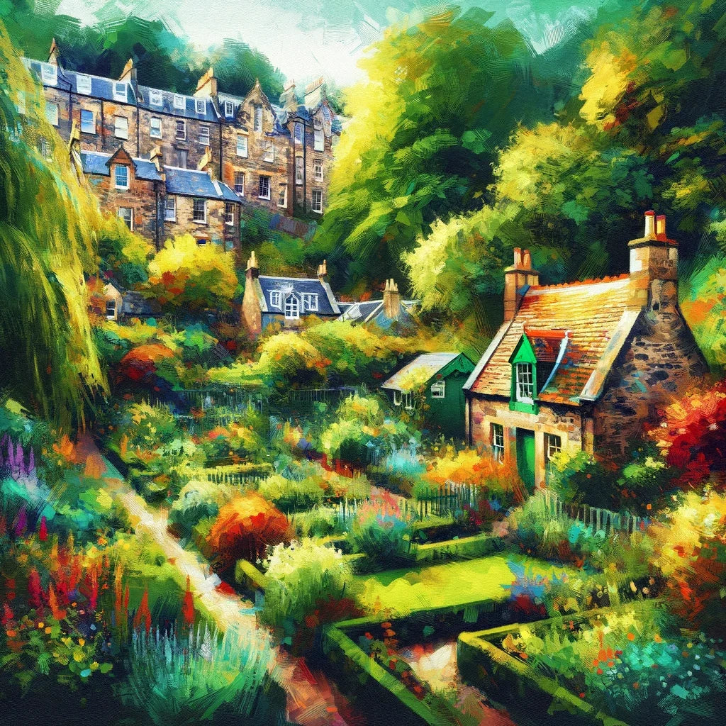 Edinburgh's Garden Oasis Canvas
