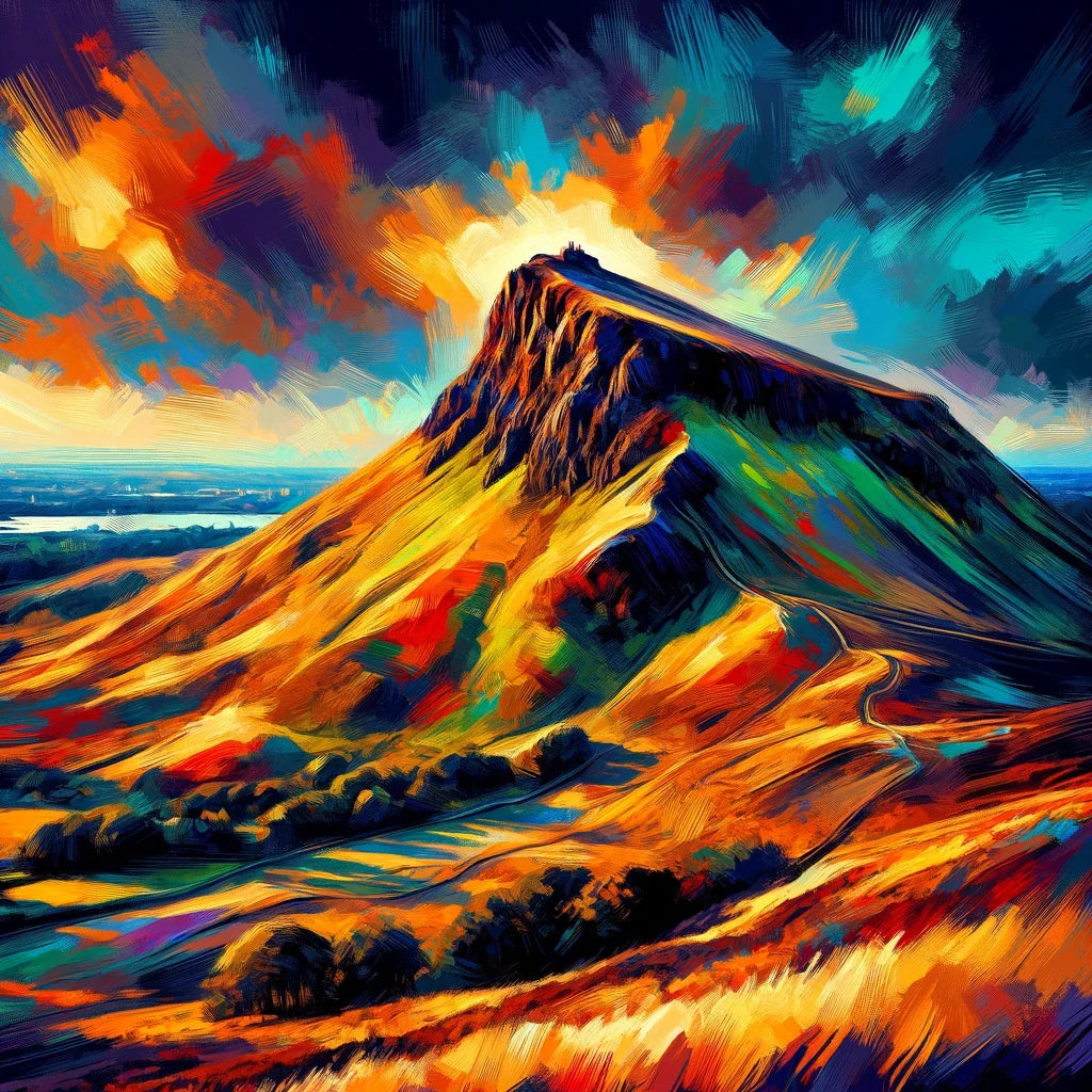 Edinburgh's Vibrant Arthur’s Seat Canvas