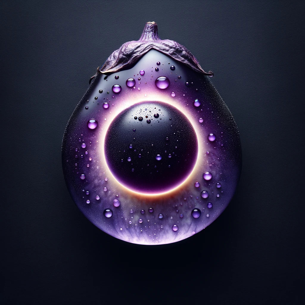 Eggplant Eclipse Canvas