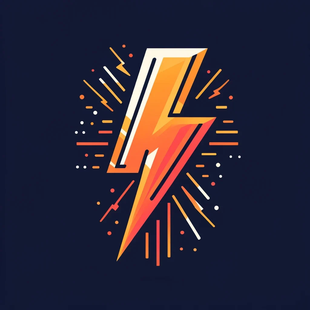 Electrifying Bolt Canvas