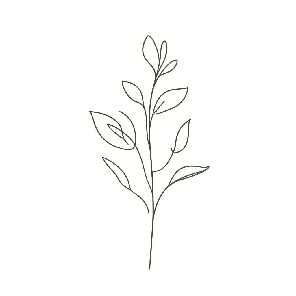 Elegant Stem Canvas