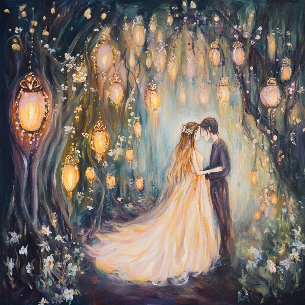 Elven Wedding Radiance Canvas