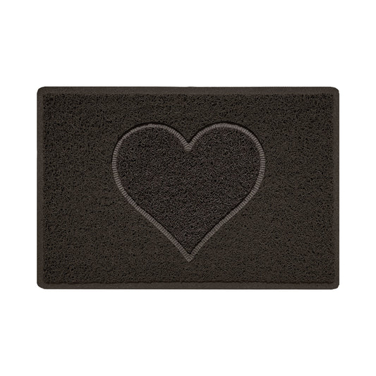 Embossed Spaghetti Outdoor Doormat - Brown