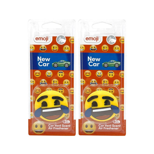 Emoji® Tears of Joy Vent Clip Car Air Freshener - New Car Scent
