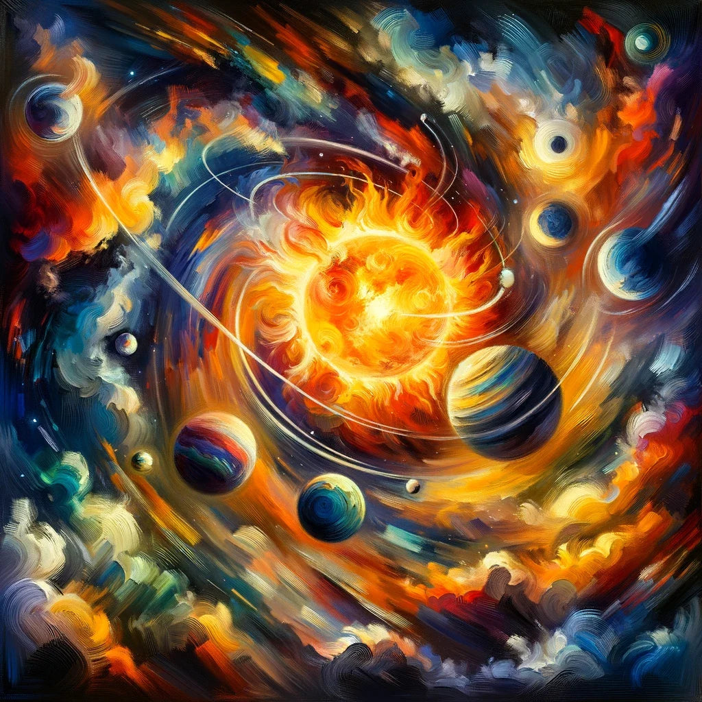 Emotive Cosmos Canvas
