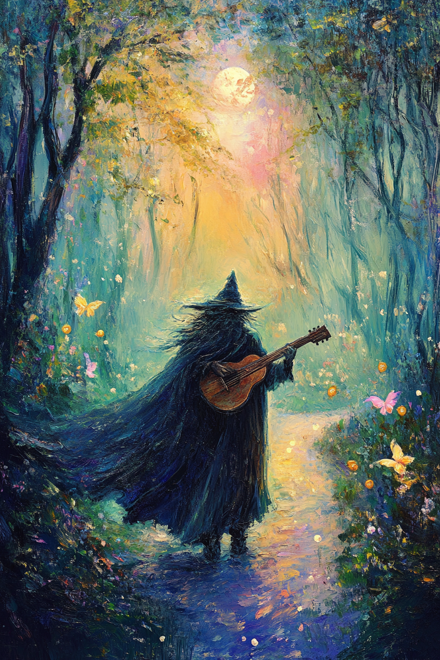 Enchanted Bard's Reverie Canvas