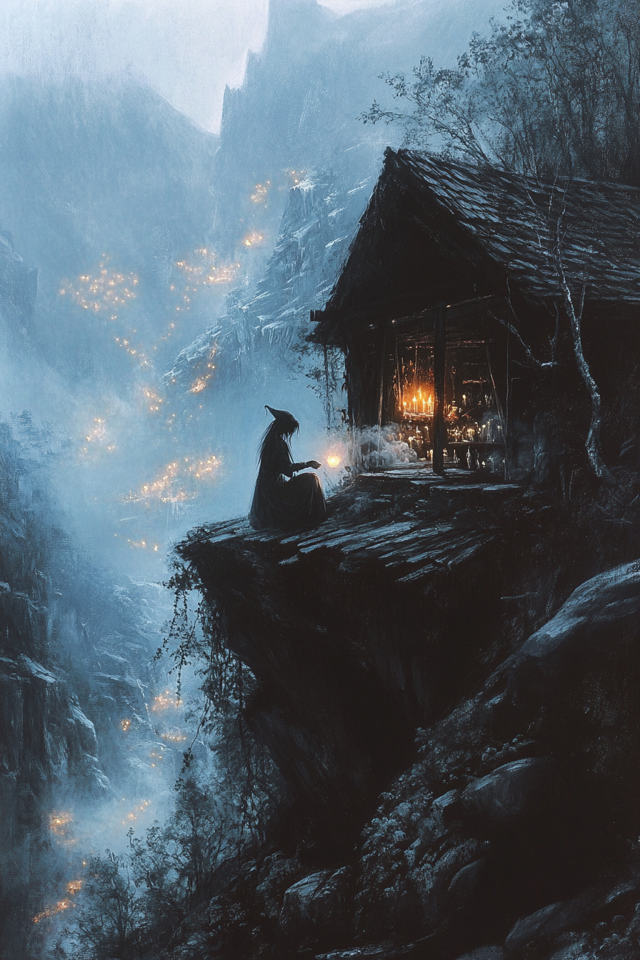 Enchanted Brew Witch Canvas