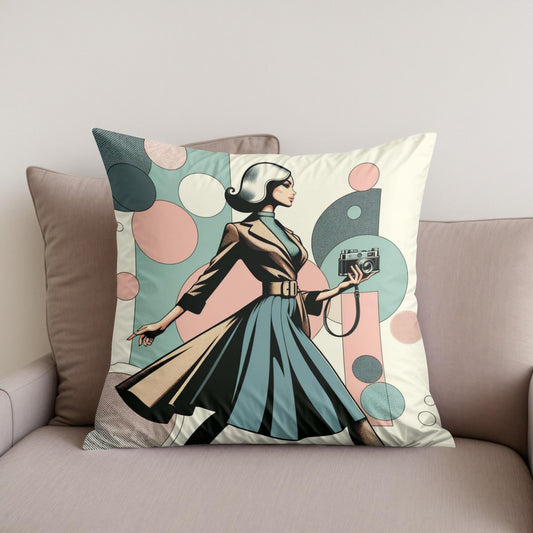 Vintage Chic Cotton Cushion