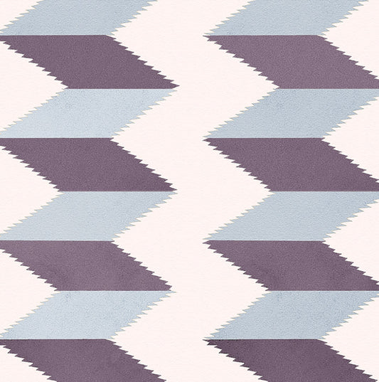 Escher Stripe - Ombre De Lune - Wallpaper