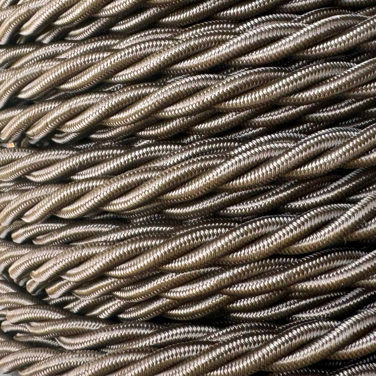 Espresso - Lola's Leads EU Fabric Extension Cable