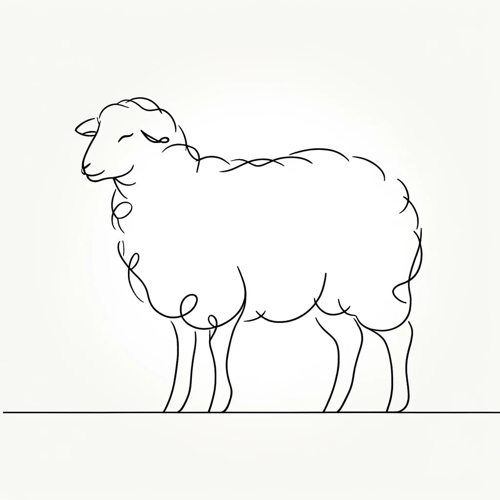 Essence of Sheep Canvas