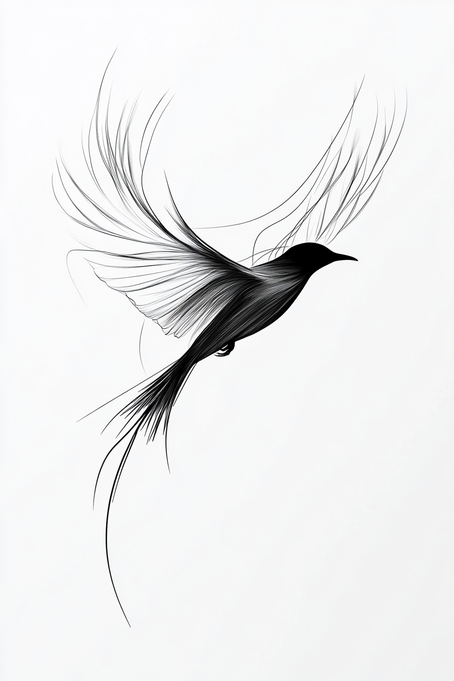 Ethereal Avian Flight Canvas