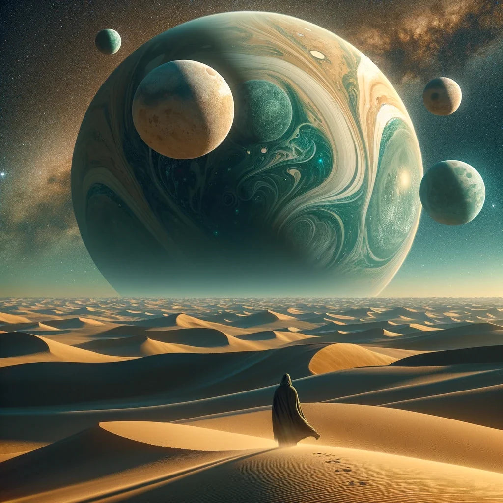 Ethereal Desert Canvas
