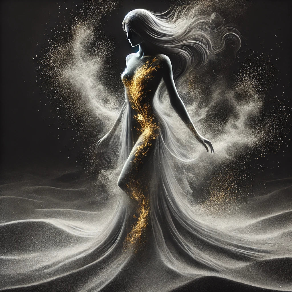 Ethereal Sand Woman Canvas