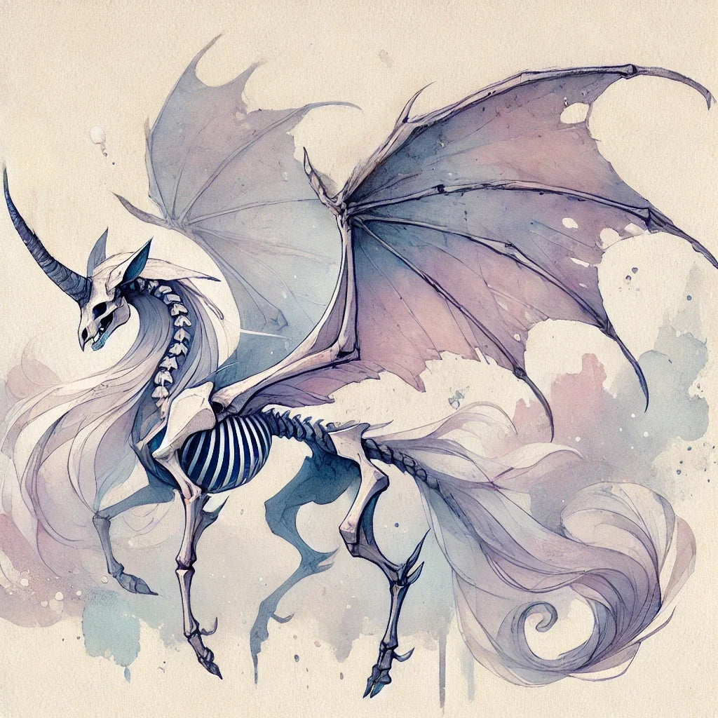 Ethereal Thestral Canvas