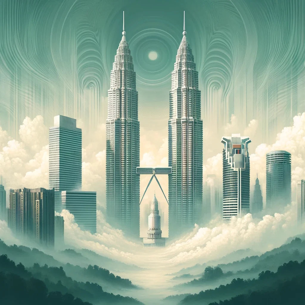 Ethereal Towers Canvas