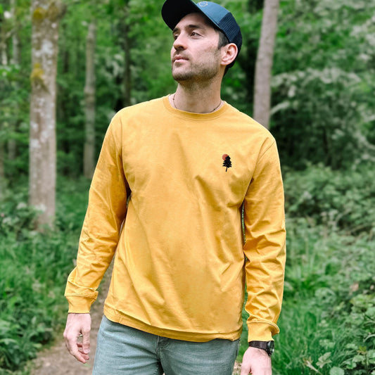 Evergreen Embroidered Long Sleeve T-Shirt (Unisex)