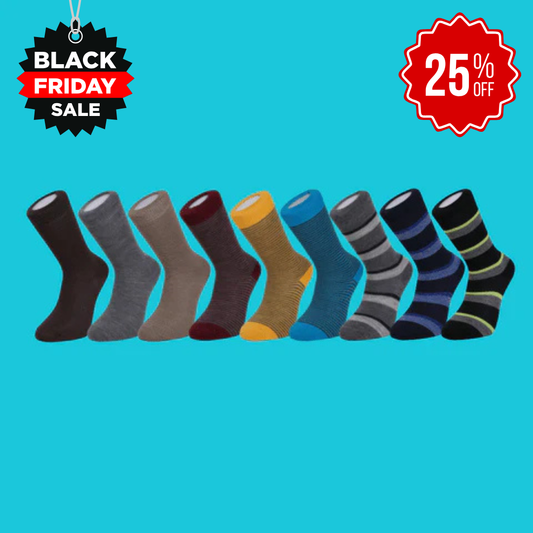 Everyday Merino Socks Selection - 9 Pair Gift Bundle