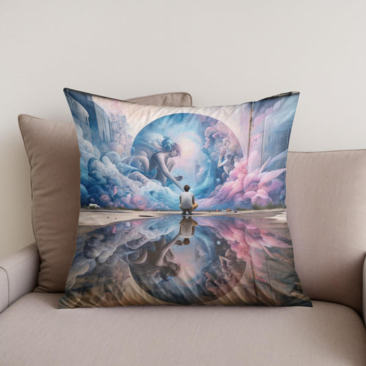 Reflections of Creativity Cotton Cushion