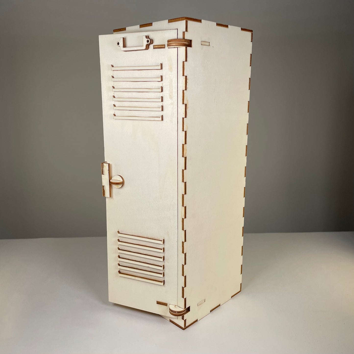 School Locker - Flatpack Model Kit By Curious Rabbit ®