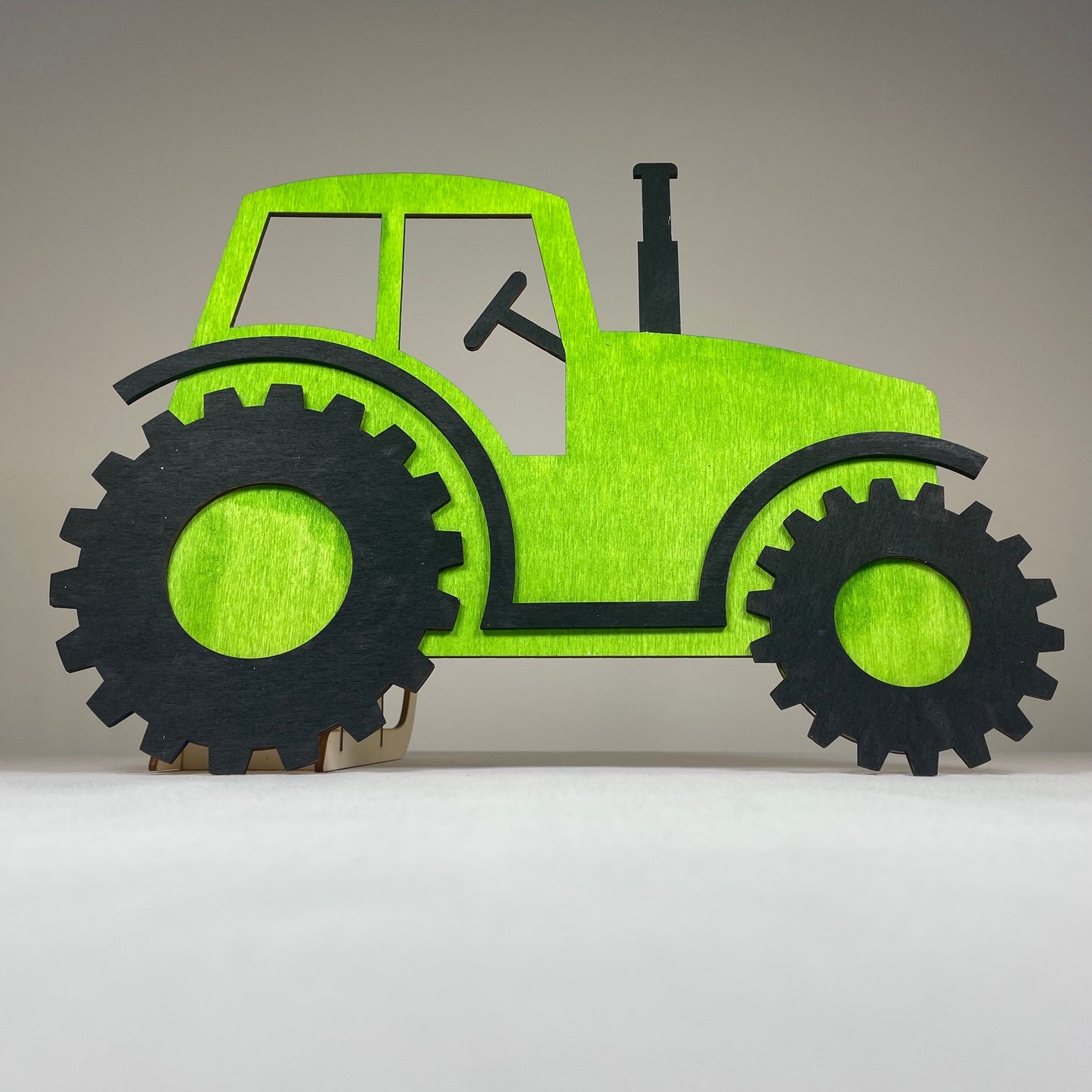 Tractor Wall Display Sign - Handmade Ornament by Curious Rabbit ®
