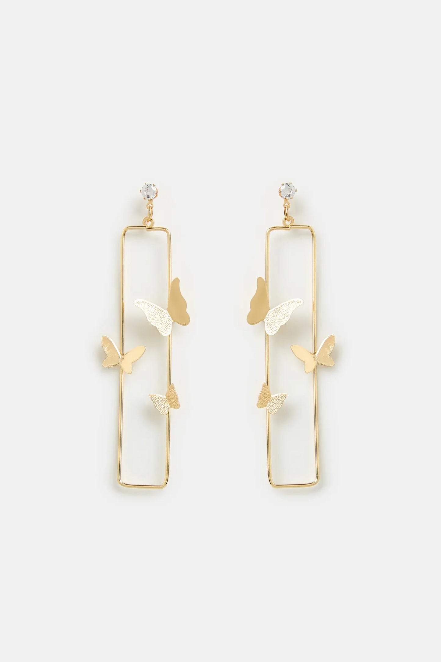 Louche Farafalle Butterfly Pendant Earrings