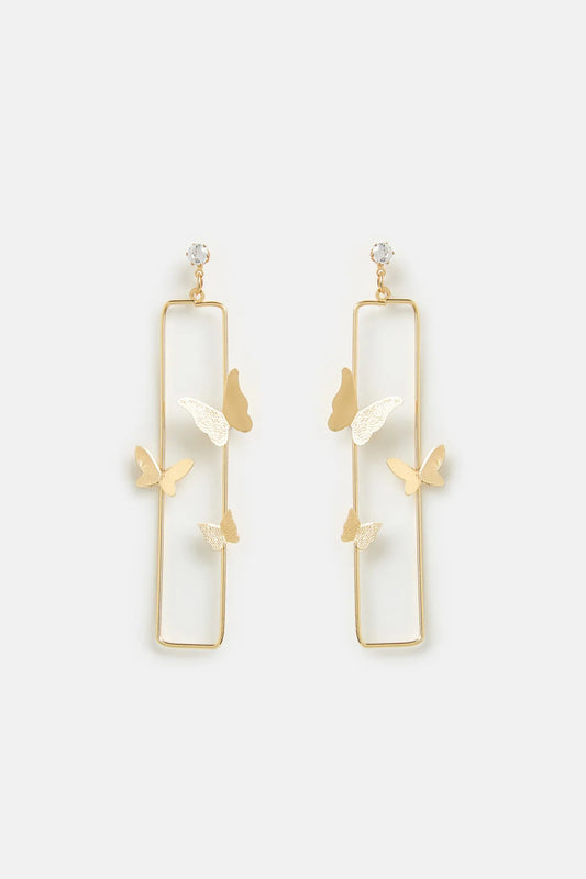 Louche Farafalle Butterfly Pendant Earrings