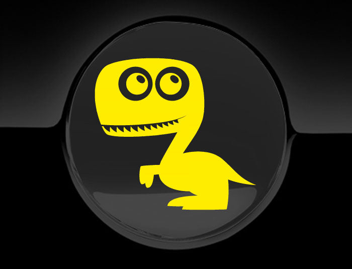 Adorable Dinosaur Fuel Cap Car Sticker