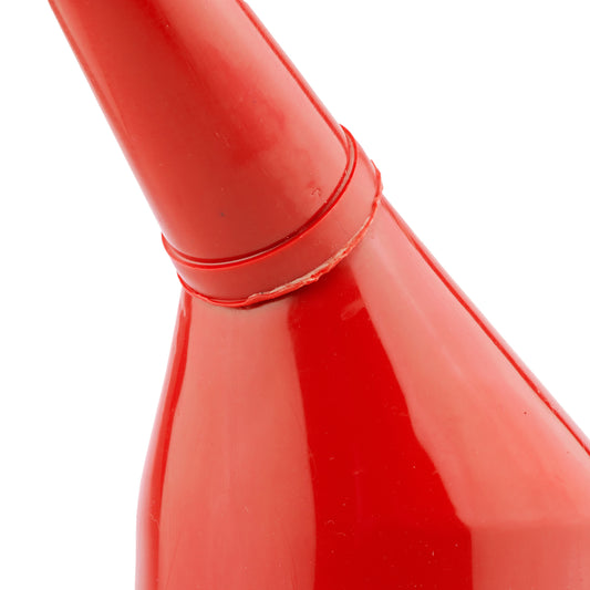Angled Car Fuel Funnels with Filter (Grey & Red)