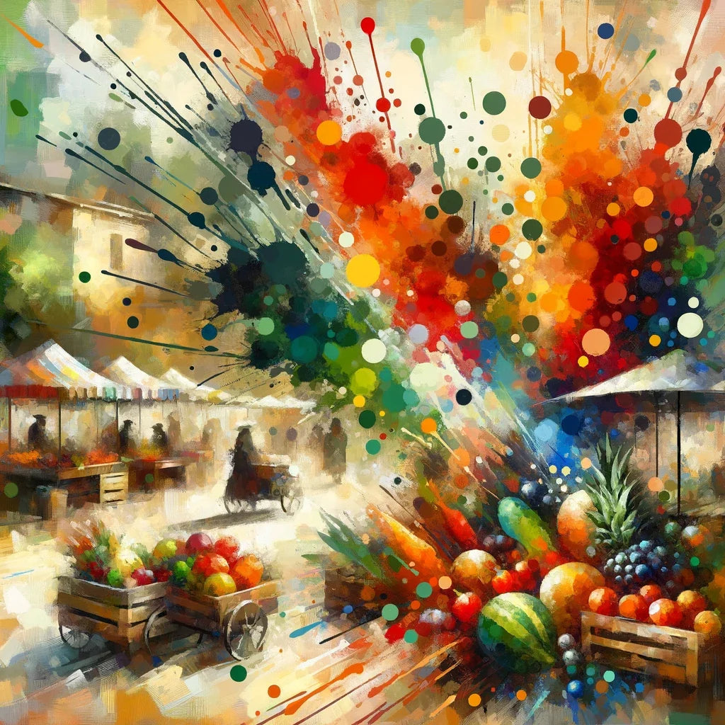 Farmers Market Fiesta Canvas