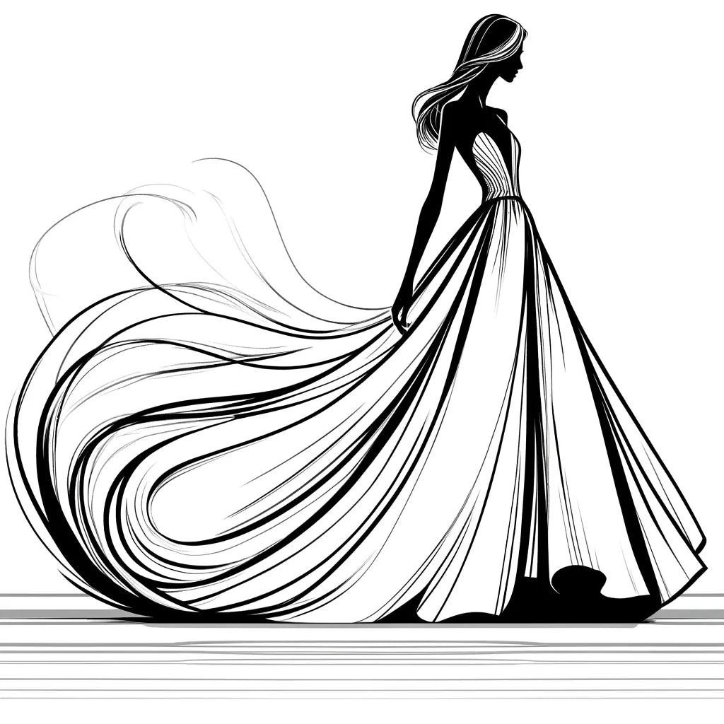 Fashion Elegance in Contrasting Canvas