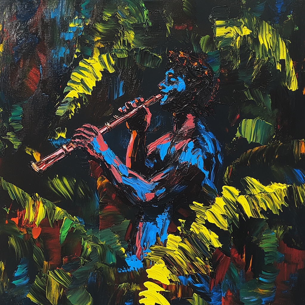 Faun's Serenade Canvas