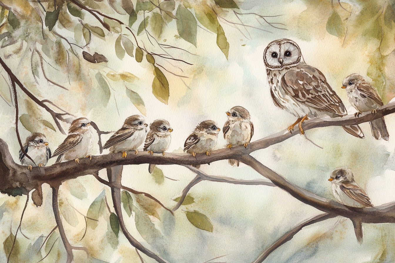Feathered Beginnings Canvas