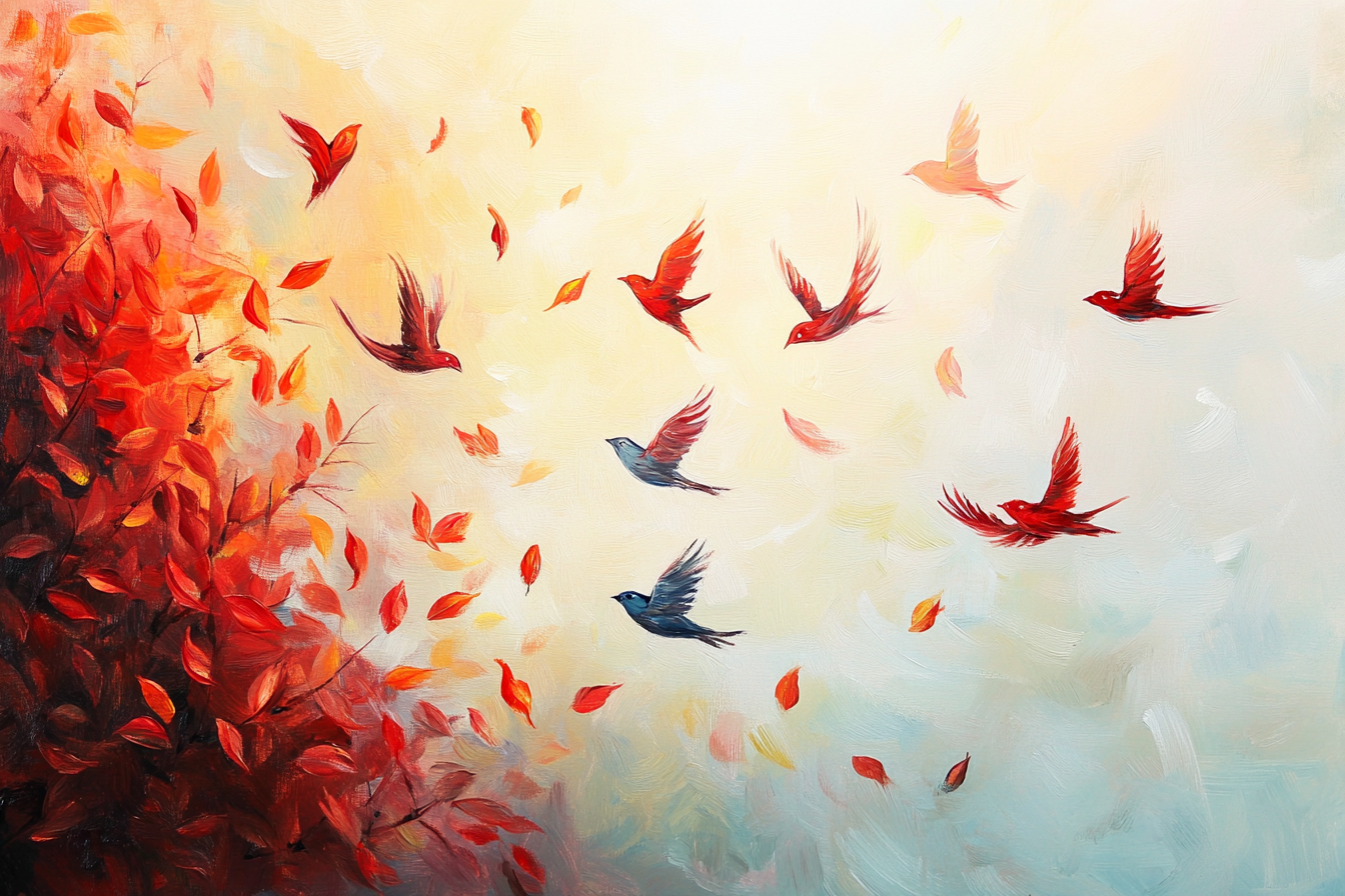 Feathered Leaf Blanket