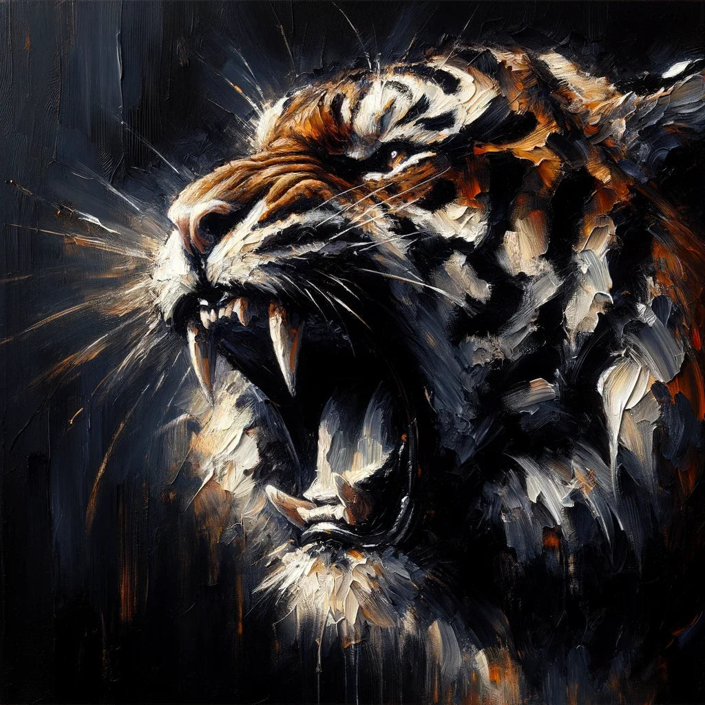 Ferocity Tiger Roar Canvas
