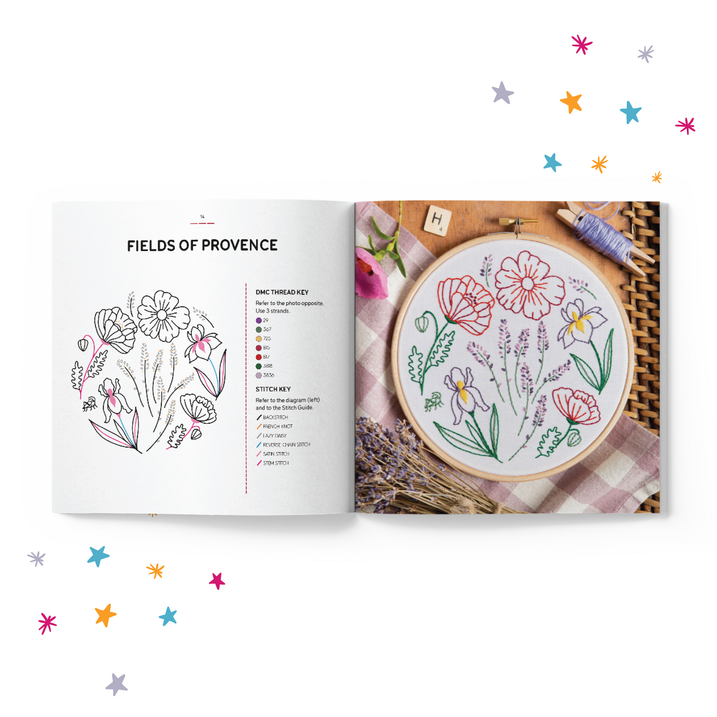 'Embroidery Made Easy : Botanical Bliss' Pattern Book