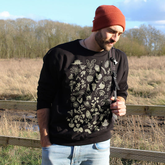 Flora Doodle Sweatshirt (Unisex)