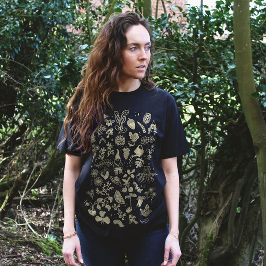 Flora Doodle T-Shirt (Unisex)